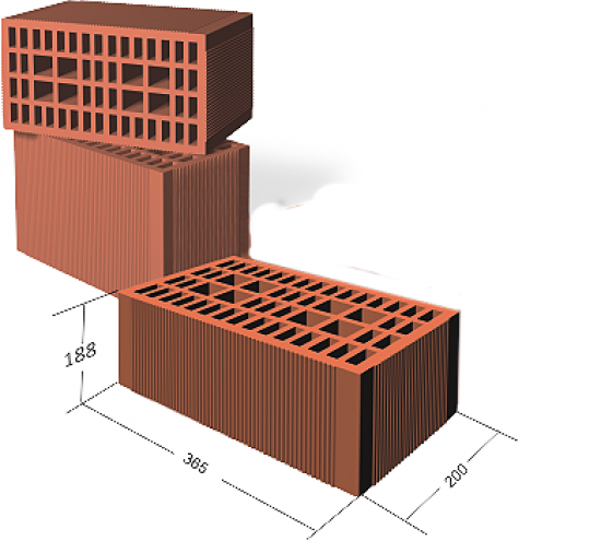 Caramida durotherm 365x200x188 e ld [soceram]